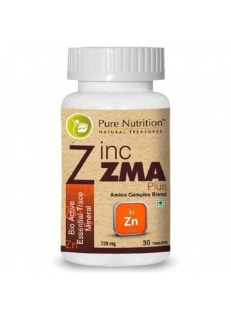 Pure Nutrition Zinc ZMA Plus 30 Tablets